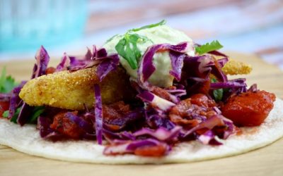 Easy Baja Fish Tacos with Salsa