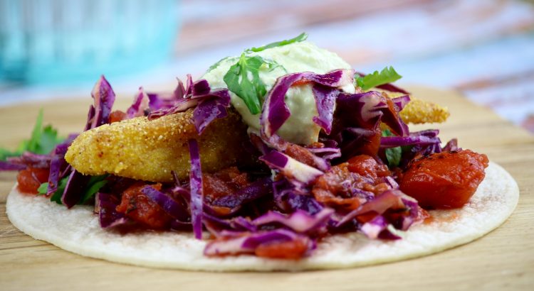Easy Baja Fish Tacos with Salsa
