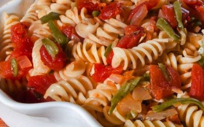 Skillet Beans and Noodle Toss