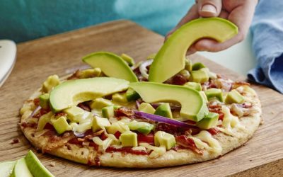 Grilled All-American Avocado Pizza