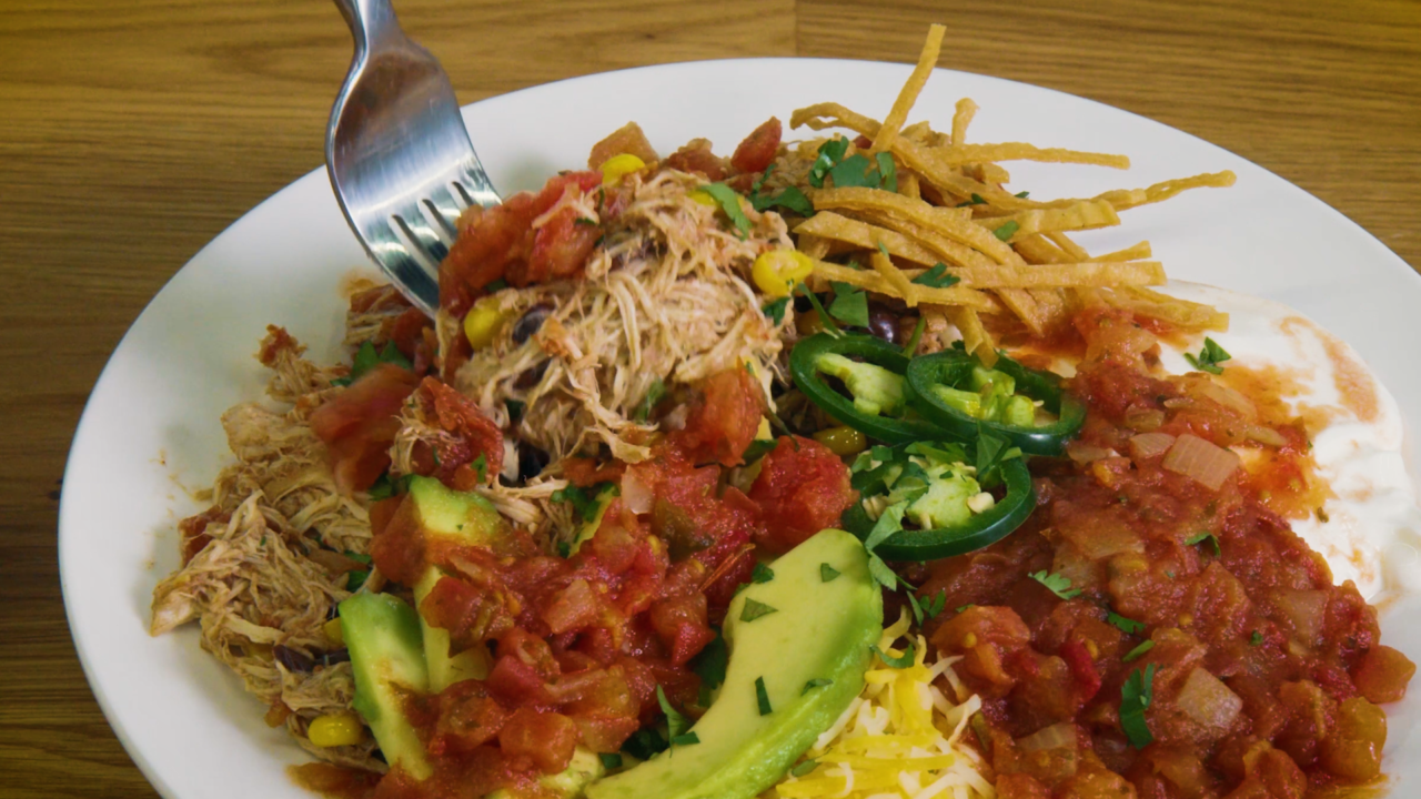 Crockpot Chicken Burrito Bowl Tomato Wellness