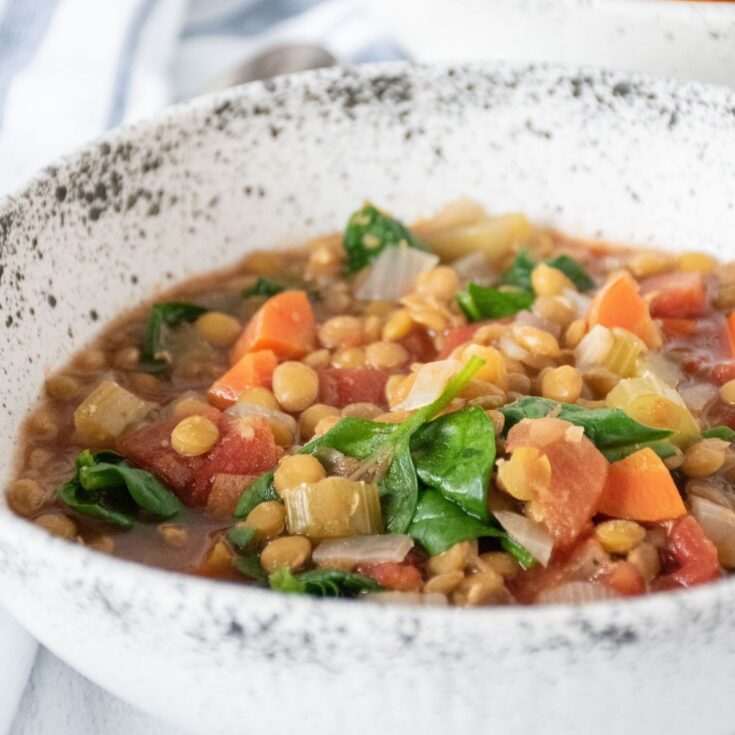 Image for Low Sodium Lentil Soup with Spinach
